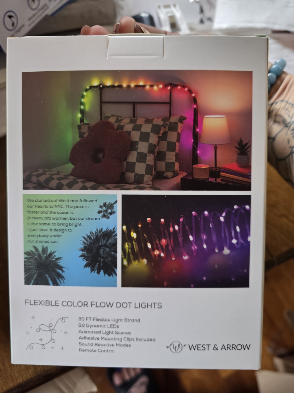 Color Flow Dot Lights — Multicolor Sound Reactive LED String - Picture 2 of 2